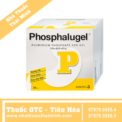 Thuốc Phosphalugel Sanofi giảm độ axit của dạ dày (26 gói x 20g)