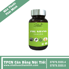 PHỤ KHANG SAKURA – VIÊN UỐNG HỖ TRỢ ĐIỀU TRỊ & NGĂN NGỪA U XƠ