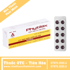 Viên nhuận trường Phytilax Sagopha hỗ trợ thông mật, nhuận trường (3 vỉ x 10 viên)