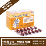 Thuốc PM NextG Cal - Hỗ trợ điều trị loãng xương, thiếu canxi (5 vỉ x 12 viên)