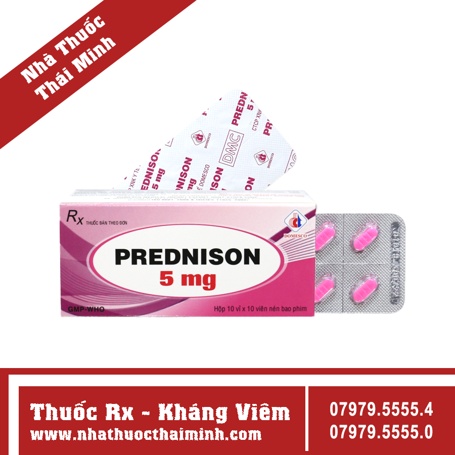Thuốc Prednison 5mg - điều trị viêm khớp dạng thấp, lupus ban đỏ – Nhà ...