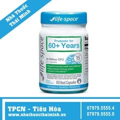Probiotic for 60+ Years LifeSpace - bổ sung men vi sinh, hỗ trợ hệ tiêu hóa