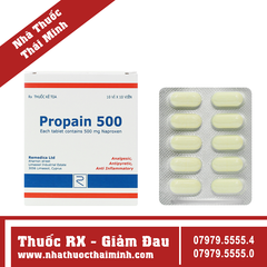 Thuốc Propain 500mg - điều trị viêm khớp dạng thấp (10 vỉ x 10 viên)