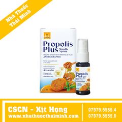 CHAI XỊT HỌNG GIẢM HO PROPOLIS PLUS MOUTH SPRAY