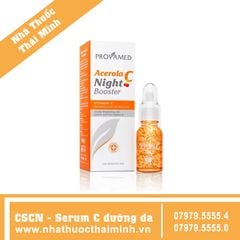 PROVAMED ACEROLA C NIGHT BOOSTER 15ML - Serum Dưỡng Sáng Da, Làm Đều Màu Da