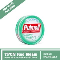 Pulmoll Eukalyptus Menthol Kẹo Ngậm Ho Không Đường