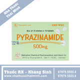 Thuốc Pyrazinamide 500mg - điều trị bệnh lao phổi (10 vỉ x 10 viên)