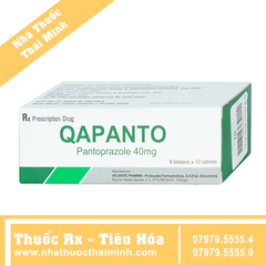 Thuốc Qapanto 40mg - hỗ trợ điều trị vấn đề về đường tiêu hóa (6 vỉ x 10 viên)