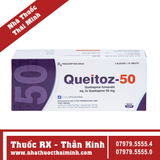 Thuốc Queitoz 50mg - Điều trị tâm thần phân liệt (30 viên)