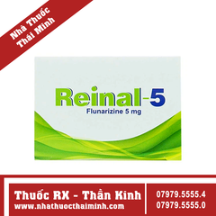 Thuốc Reinal 5mg - Điều trị dự phòng cơn đau nửa đầu (6 vỉ x 10 viên)