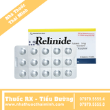 Thuốc Relinide - điều trị đái tháo đường tuýp 2 (8 vỉ x 15 viên)