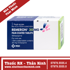 Thuốc Remeron 30mg - Hỗ trợ điều trị trầm cảm nặng (10 viên)