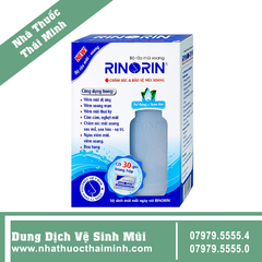 BỘ RỬA MŨI XOANG RIMORIOM HỘP 30 GÓI + 1 CHAI 250ML