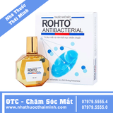 Thuốc nhỏ mắt Rohto Antibacterial điều trị lẹo mắt, viêm kết mạc, nhiễm khuẩn (13ml)