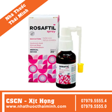 Dung dịch xịt họng Rosaftil (20ml)