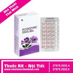 Thuốc tránh thai hằng ngày Rosepire Leon Pharma (1 vỉ x 28 viên)