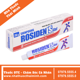 Thuốc bôi ngoài da Rosiden S Gel Shinpoong giúp giảm đau xương khớp, kháng viêm (20g)