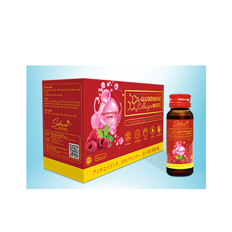 collagen glutathione mu hng 2G - sm lu (10ml x 30stick) Vin Ung Trng Da Angel's