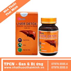 LIVER DETOX SAKURA ( Hộp 30 Viên ) - Giải Độc Gan, Hạ Men Gan