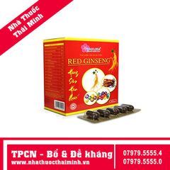 RED GINSENG SAKURA ( Hộp 60 Viên ) - Viên uống bồi bổ cơ thể