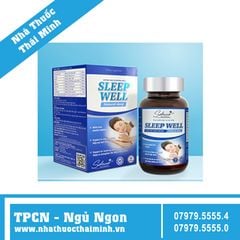 SLEEP WELL SAKURA ( Hộp 30 Viên ) - Viên ăn Ngủ Ngon Thảo Mộc Thiên Nhiên