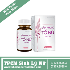 VIÊN UỐNG BỔ SUNG NỘI TIẾT TỐ NỮ SÂM NHUNG TỐ NỮ TUỆ LINH