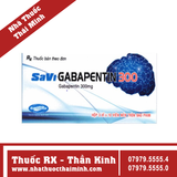 Thuốc Savi Gabapentin 300mg - Điều trị bệnh động kinh (30 viên)