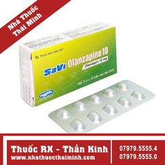 Thuốc Savi Olanzapine 10mg - Điều trị bệnh tâm thần phân liệt (30 viên)