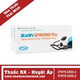 Thuốc Savi Spirono-Plus 50mg/20mg - Điều trị tăng huyết áp (2 vỉ x 10 viên)