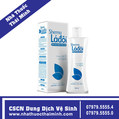 DUNG DỊCH VỆ SINH PHỤ NỮ SHEMA LÁ ĐÔI XANH HƯƠNG DỊU MÁT 200ML