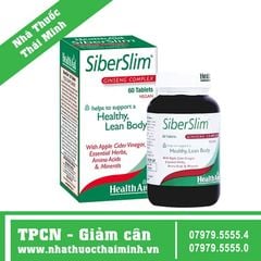 SIBERSLIM HEALTHAID (60 Viên) - VIÊN UỐNG HỖ TRỢ GIẢM CÂN