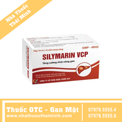 Thuốc Silymarin VCP - Hỗ trợ điều trị viêm gan mãn tính, xơ gan (10 vỉ x 10 viên)