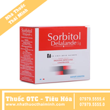 Thuốc Sorbitol Delalande Sanofi hỗ trợ điều trị triệu chứng táo bón, khó tiêu (20 gói x 5g)