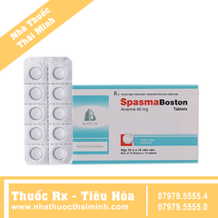 Thuốc SpasmaBoston 40mg - chống co thắt cơ trơn đường tiêu hoá (10 vỉ x 10 viên)