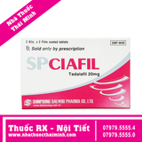 Thuốc Spciafil 20mg - điều trị rối loạn cương dương (4 viên)