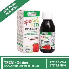 SPECIAL KIDS ANTI-ALLERGY 125ML - Siro Hỗ Trợ Giảm Dị Ứng Mẩn Ngứa, Mày Đay, Rôm Sảy