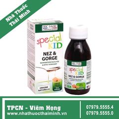 SPECIAL KID NEZ & GORGE 125ML - Hỗ Trợ Giảm Ho, Thông Thoáng Đường Hô Hấp