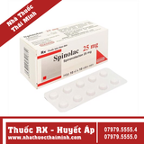 Thuốc Spinolac 25mg Hasan điều trị phù do suy tim sung huyết (10 vỉ x 10 viên)