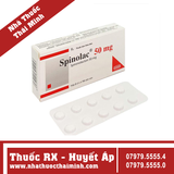 Thuốc Spinolac 50mg Hasan điều trị tăng huyết áp, cổ trướng do xơ gan (20 viên)