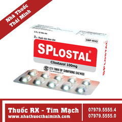 Thuốc SPLostal 100mg - Phòng và trị huyết khối (3 vỉ x 10 viên)