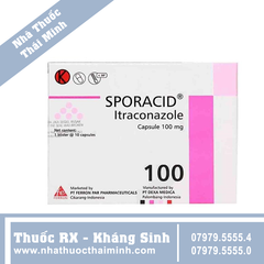 Thuốc Sporacid - điều trị nấm candida âm hộ, âm đạo (3 vỉ x 4 viên)