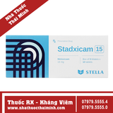 Thuốc Stadxicam 15mg - Điều trị viêm khớp dạng thấp (3 vỉ x 10 viên)