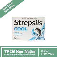 Viên ngậm trị đau họng Strepsils hộp 24 viên