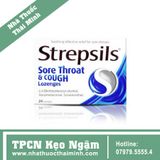 Kẹo Ngậm STREPSILS THROAT IRRTATION&COUGH V/8V