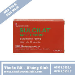 Thuốc Sulcilat 750mg - Điều trị viêm xoang, viêm tai giữa (10 viên)