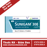 Thuốc Sunigam 300mg - Giúp giảm đau, kháng viêm (3 vỉ x 10 viên)