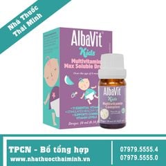 Albavit Kids Multivitamin Max Soluble Drops (10 ml) - Bổ Sung Vitamin Dạng Nhỏ Giọt Cho Bé