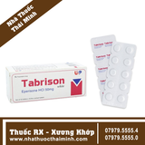 Thuốc Tabrison White 50mg cải thiện chứng tăng trương lực cơ, liệt co cứng (10 vỉ x 10 viên)