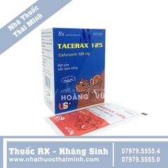 Thuốc Tacerax 125mg USP - điều trị nhiễm khuẩn (10 gói)