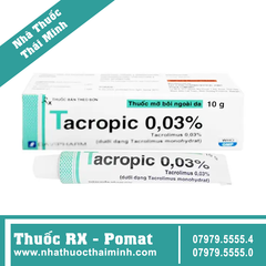 Tacropic 0.03% – Thuốc điều trị trị viêm da cơ địa, viêm da dị ứng